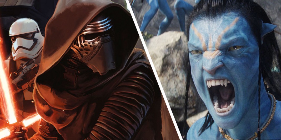 "O Despertar da Força" e "Avatar": Quatro bilhões em dois filmes. (Créditos: filmtrailer.hu)