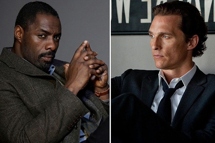Os atores Idris Elba e Matthew McConaughey. Créditos: Screencrush